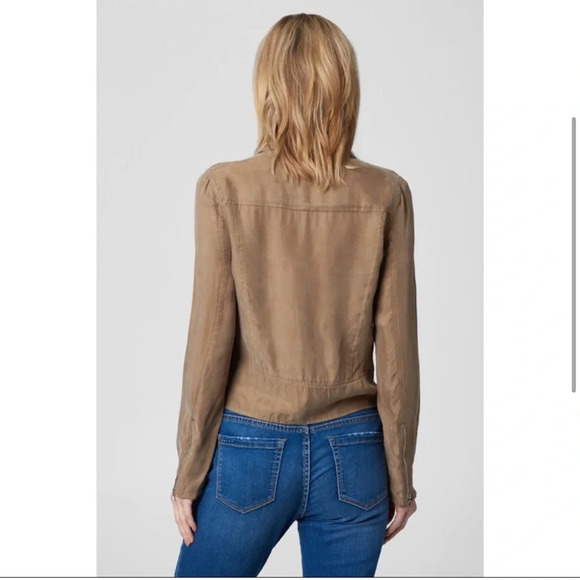 BLANKNYC Utility Notched Lapel Size Zip Jacket Moto Olive - Picture 3 of 7